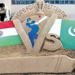 Mohali Semi Final Match Statue (Pakistan Vs India)
