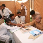Shahbaz Sharif Meets Public in tent at Minar i Pakistan Lahore