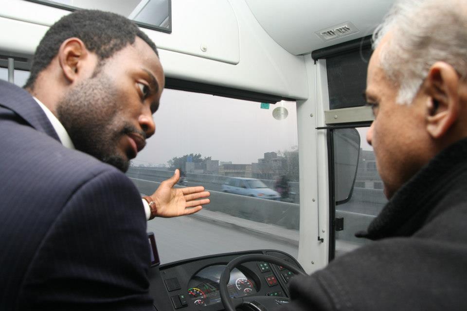 Shahbaz Sharif Drives Metrobus in Test Run (Picture Gallery) – Paki Mag