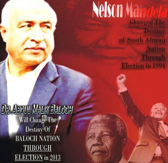 Dr Abdul Malik Baloch and Nelson Mandela