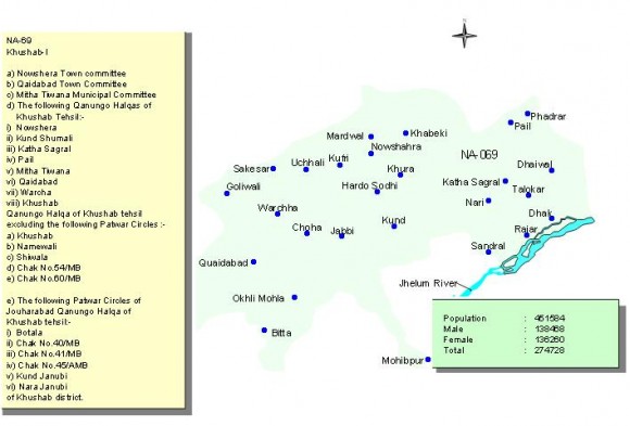 Area Map NA 69 Khushab