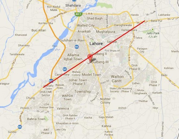 Orange Train Route Map Lahore Metro Train Route Map – Paki Mag