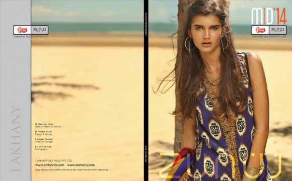 Zunuj Summer 2014 EID Lawn 1