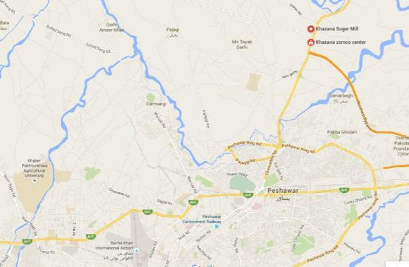 Peshawar Khazana Area Location Map - PTI Jalsa
