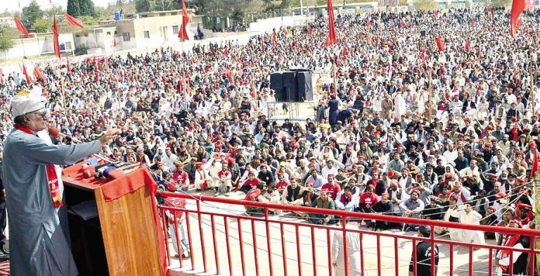 ANP Pishin Jalsa e aam in Balochistan - Asfandyar Wali Khan Address on 27-10-2017