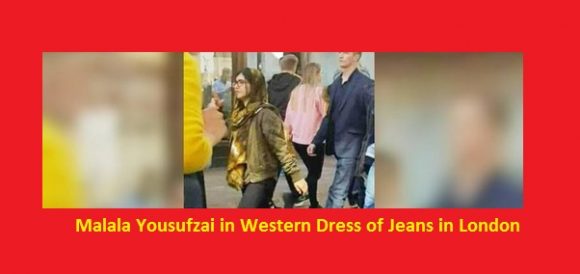 Malala Yousufzai in Western Dress of Jeans in London