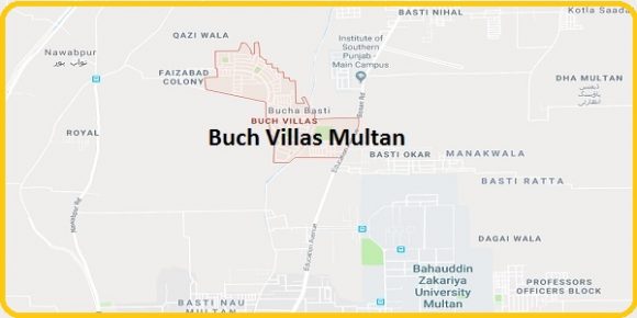 Buch Villas Multan Bosan Road Near DHA and BZU - Location Map for Food Festival 2017