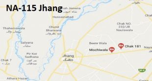 NA 115 Jhang Google Area Location Map Election 2018 National Assembly constituency (Halqa)-min