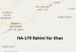 NA 179 Rahim Yar Khan Google Area Location Map Election 2018 National Assembly constituency (Halqa)-min
