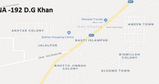 NA 192 D.G Khan Google Area Location Map Election 2018 National Assembly constituency (Halqa)-min