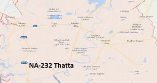 NA 232 Thatta Google Area Location Map Election 2018 National Assembly constituency (Halqa)-min