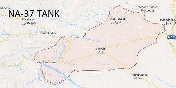 NA-37 Tank Dirstrict Google Area Locaton Map Election 2018 National Assembly Constituency (Halqa)-min