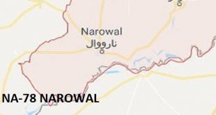 NA 78 Narowal Google Area Location Map Election 2018 National Assembly Constituency (Halqa)-min