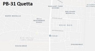 PB 31 Quetta Google Area Location Map Election 2018 Balochistan Assembly constituency (Halqa)-min