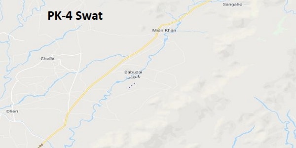 PK 4 Swat Google Area Location Map Election 2018 KPK Assembly constituency (Halqa)-min