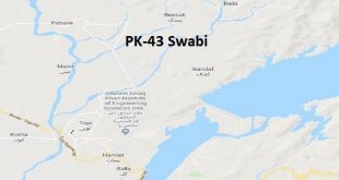 PK 43 Swabi Google Area Location Map Election 2018 KPK Assembly constituency (Halqa)-min