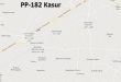 PP 182 Kasur Google Area Location Map Election 2018 Punjab Assembly constituency (Halqa)-min