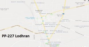 PP 227 Lodhran Google Area Location Map Election 2018 Punjab Assembly constituency (Halqa)-min