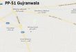 PP 51 Gujranwala Google Area Location Map Election 2018 Punjab Assembly constituency (Halqa)-min