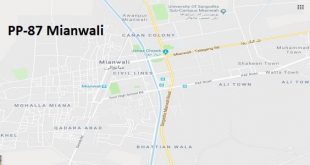 PP 87 Mianwali Google Area Location Map Election 2018 Punjab Assembly constituency (Halqa)-min