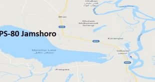 PS 80 Jamshoro Google Area Location Map Election 2018 Sindh Assembly constituency (Halqa)-min